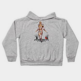 Fantasy women in the night Kids Hoodie